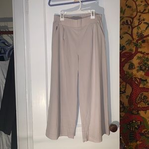 Athleta wide leg crop pants